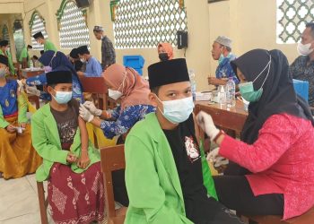Tinggi, Animo Vaksinasi Santri Ponpes di Kota Semarang