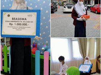 Nadin Bunga Raih Beasiswa  1 K dari ketua BPIP 9 dan Kanwil Jateng
