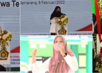 Aksi Agen Perubahan pada Peresmian Gedung SBSN 2021 Jateng