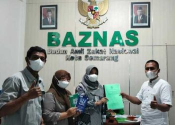 UPZ Kankemenag Kota Semarang Serahkan LPJ Kepada BAZNAS Kota Semarang