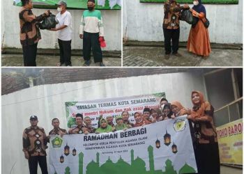 Di Bulan Penuh Kemuliaan, Penyuluh Muliakan Sesama dengan Berbagi Sembako