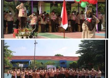 Agen Moderasi Beragama Kemenag Kota Semarang Ikut Terjun dalam Pesta Siaga Kwarcab Kota Semarang 2022