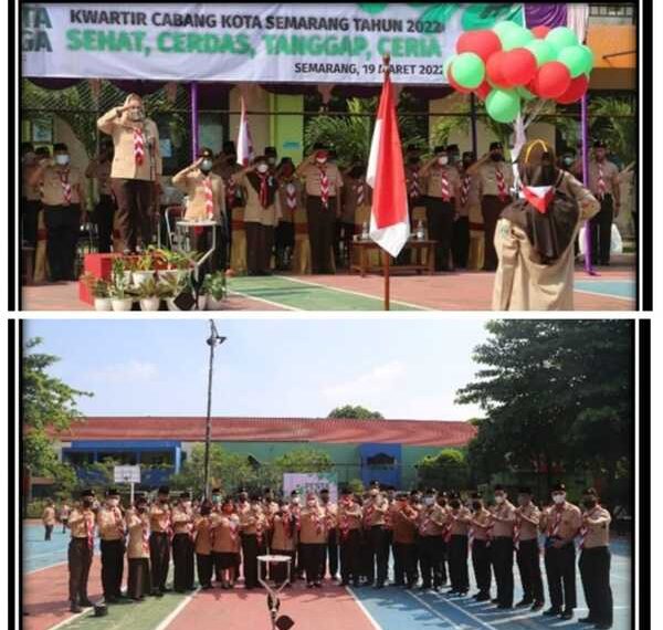 Agen Moderasi Beragama Kemenag Kota Semarang Ikut Terjun dalam Pesta Siaga Kwarcab Kota Semarang 2022