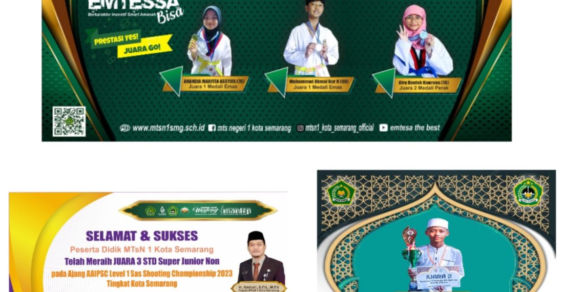 Peserta Didik MTs Negeri 1 Kota Semarang Mendulang Prestasi di Awal Tahun Ajaran Baru