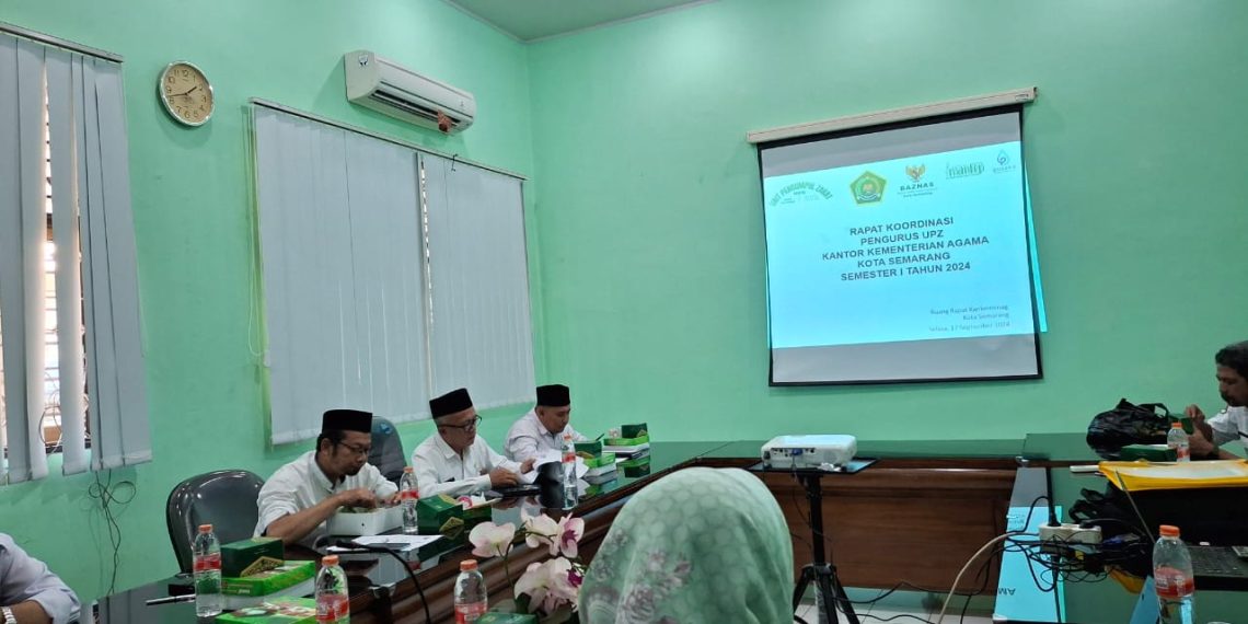 Ketua UPZ Paparkan Pentasarufan dan Pengelolaan Zakat ASN Kemenag Kota Semarang