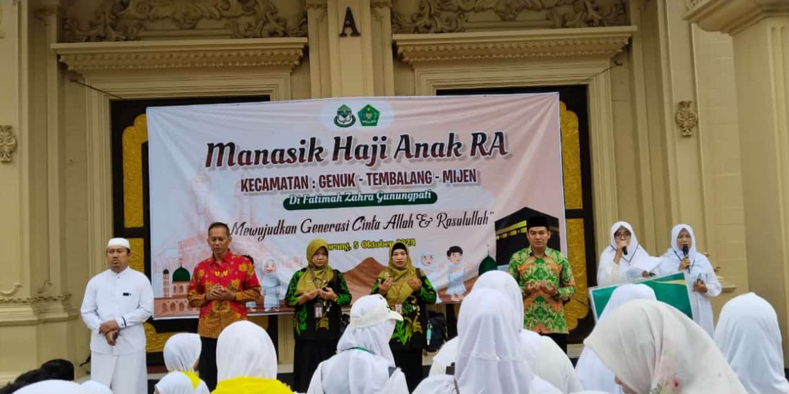 Manasik Haji Anak RA Kecamatan Genuk, Mijen dan Tembalang