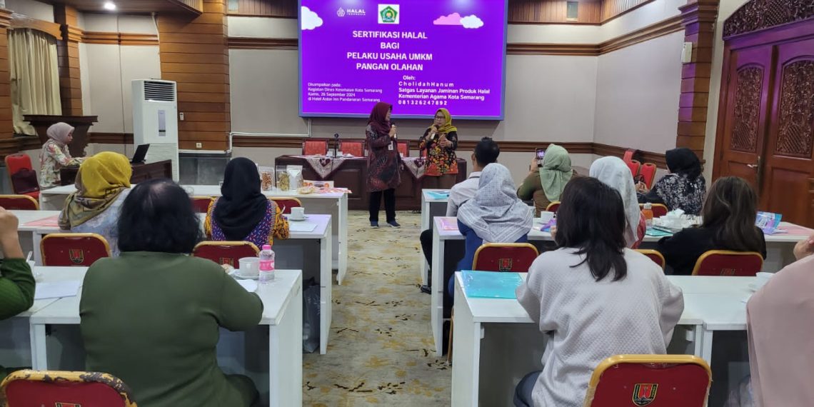 Kemenag Kota Semarang Paparkan Sertifikasi Halal bagi Pelaku UMKM Pangan Olahan